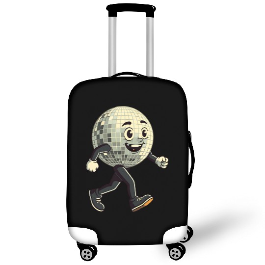Disco Ball Walking - Retro Funk in Motion Luggage Covers