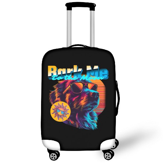 Funny "Bark Me To The Moon" Luggage Covers