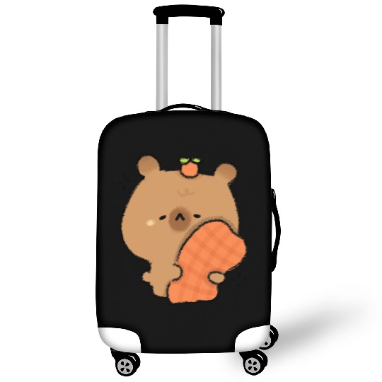 Sleepy Capybara Luggage Covers