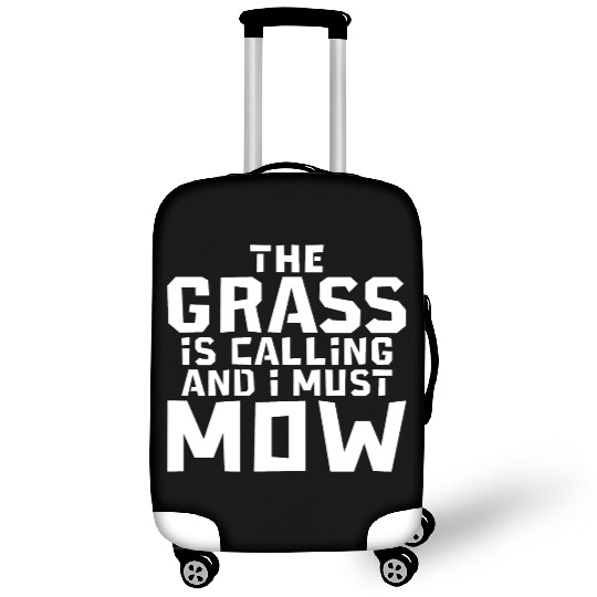 The Grass Is Calling And I Must Mow 3 Luggage Covers