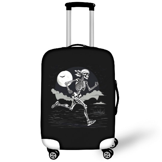 Midnight Marathon: Skeleton's Sprint Luggage Covers