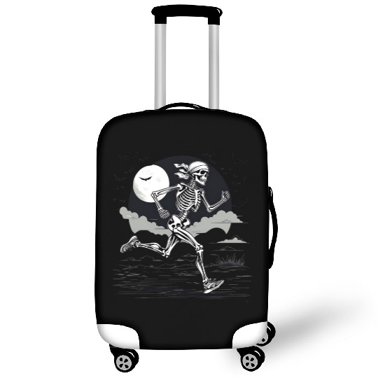 Midnight Marathon: Skeleton's Sprint Luggage Covers