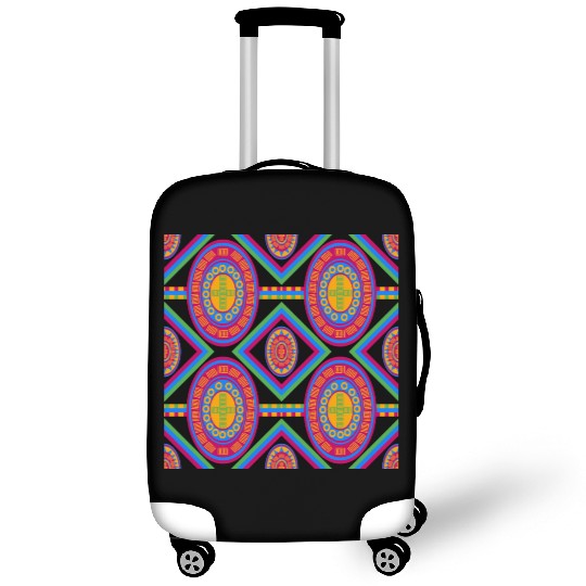 Vibrant African Tribal Pattern. Luggage Covers