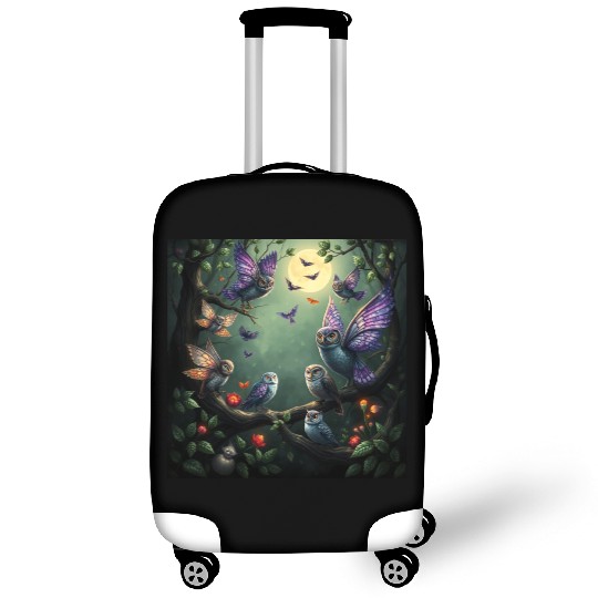 Enchanted Forest Creatures Halloween Ideas Luggage Covers