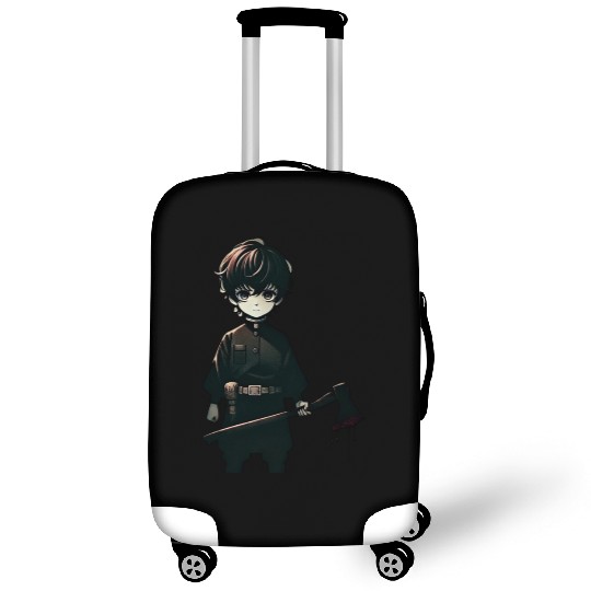 Boy & Axe Anime Luggage Covers