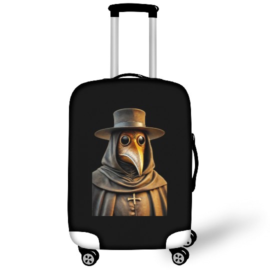 Golden Plague Doctor Luggage Covers