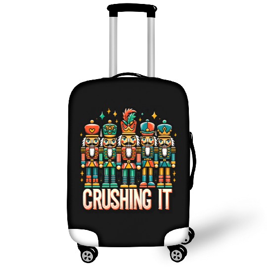 Crushin It: Nutcracker Christmas Apparel for Luggage Covers