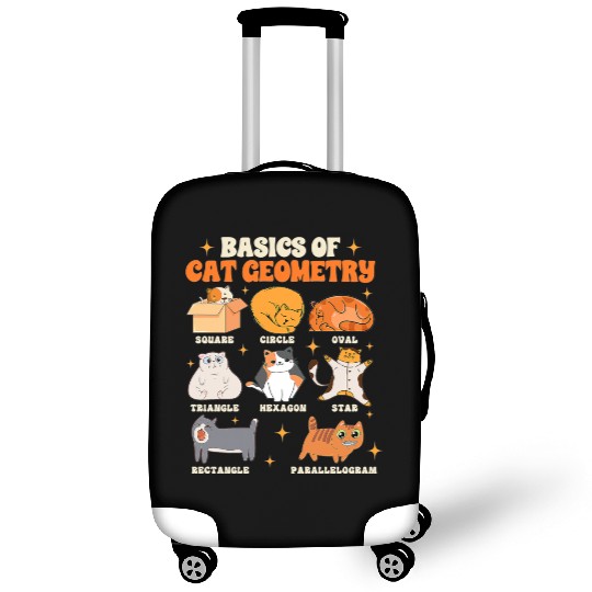 Math Teacher Life Teaching Basics Of Cat Geometry Luggage Covers