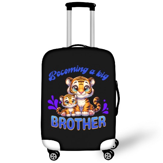 Soon I'll Be A Big Brother Sweet Tiger Brother Luggage Covers
