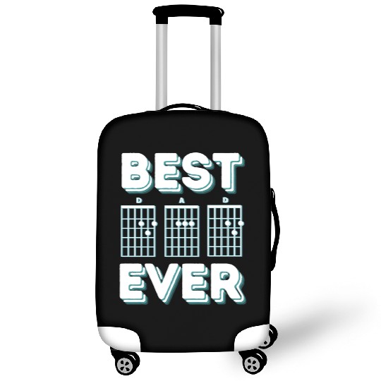 Best Dad Ever Guitar Notes Luggage Covers