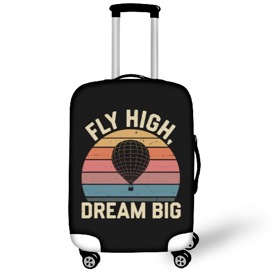 Fly High, Dream Big Hot Air Balloon Inspiration Luggage Covers