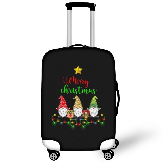 Gnomes Christmas Tree Funny Xmas Holidays Luggage Covers