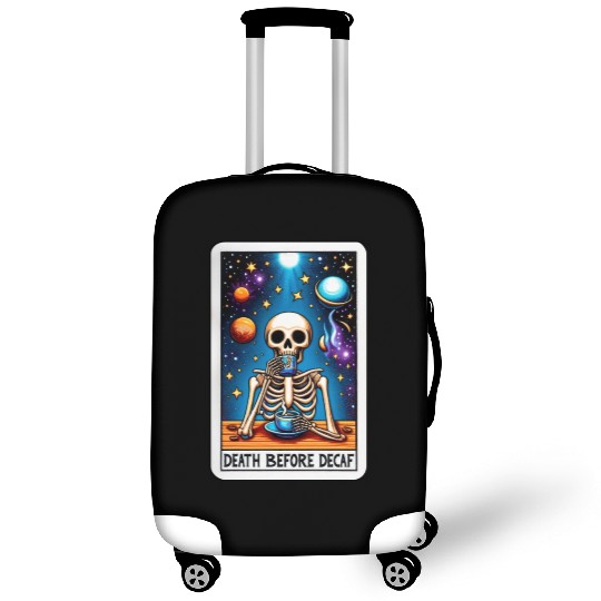 Tarot Card Collection - Death Before Decaf Luggage Covers