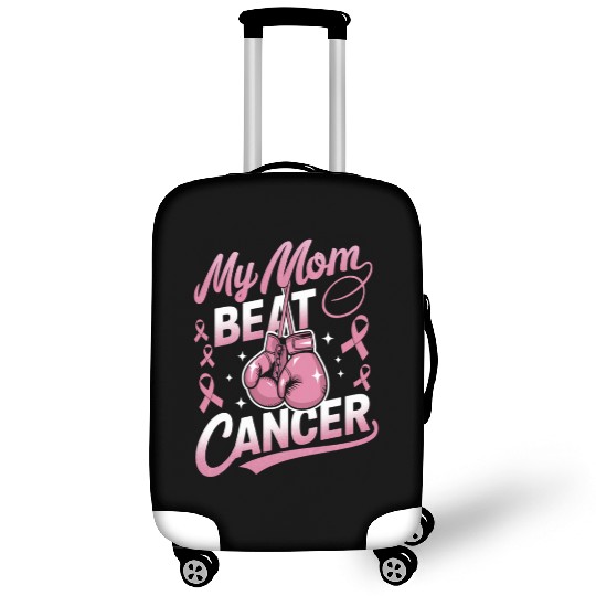 My Mom Beat Cancer Breast Cancer Awareness Luggage Covers