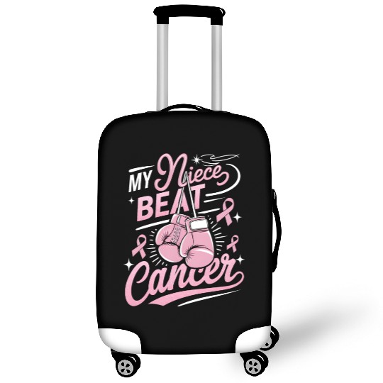 My Niece Beat Cancer Breast Cancer Awareness Luggage Covers