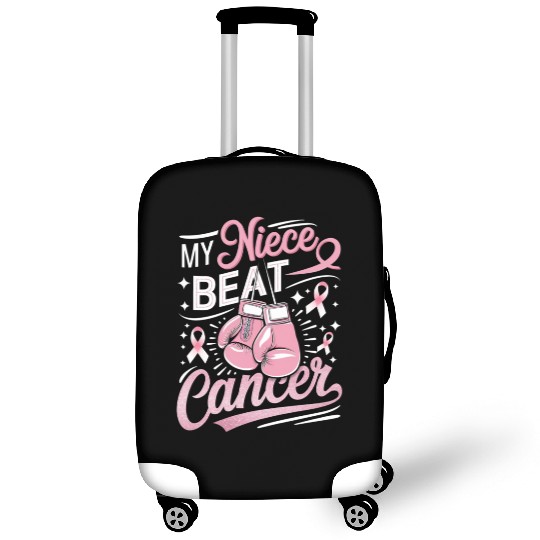 My Niece Beat Cancer Breast Cancer Awareness Luggage Covers