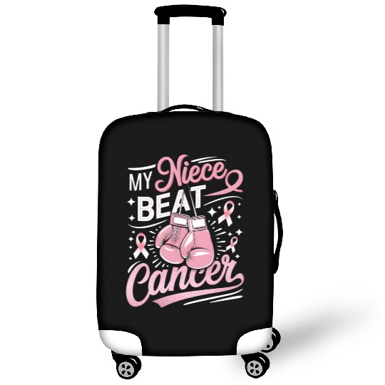 My Niece Beat Cancer Breast Cancer Awareness Luggage Covers