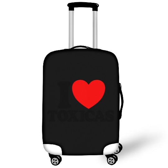 I Love Toxicas Red Heart Toxic Latinas Men'slove t Luggage Covers