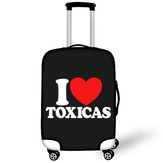 I Love Toxicas Red Heart Toxic Latinas Men'slove t Luggage Covers