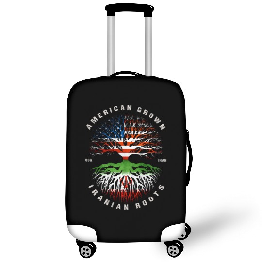 American Grown Iranian Roots Iran Flag Luggage Covers