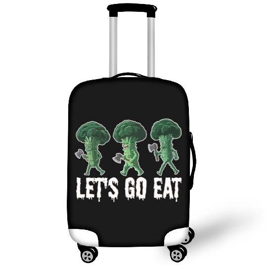 Let's Go Eat Broccoli Attack Luggage Covers