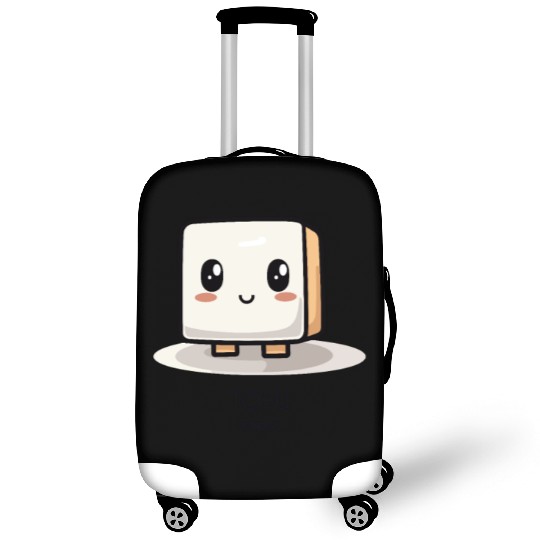 Cute Chibi Kawaii Tofu Luggage Covers