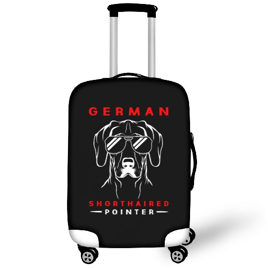 Dog With Sunglasses German Shorthaired Pointer Dog Luggage Covers
