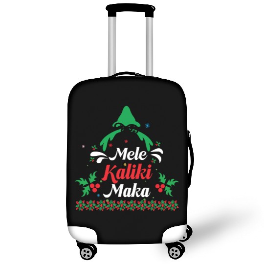 Mele Kalikimaka Luggage Covers For Women Hawaiian Hawaii Chri