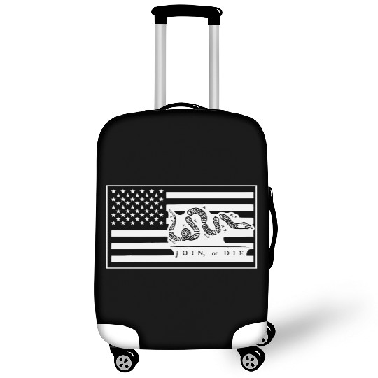 Join Or Die Flag 1776 LIKE US ON FACEBOOK # Luggage Covers