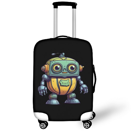 Robot Melon Luggage Covers