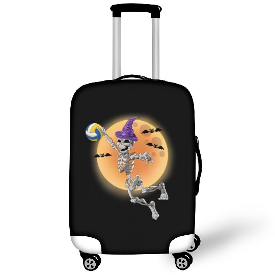 Volleyball Skeleton Volleyball Player Halloween Luggage Covers
