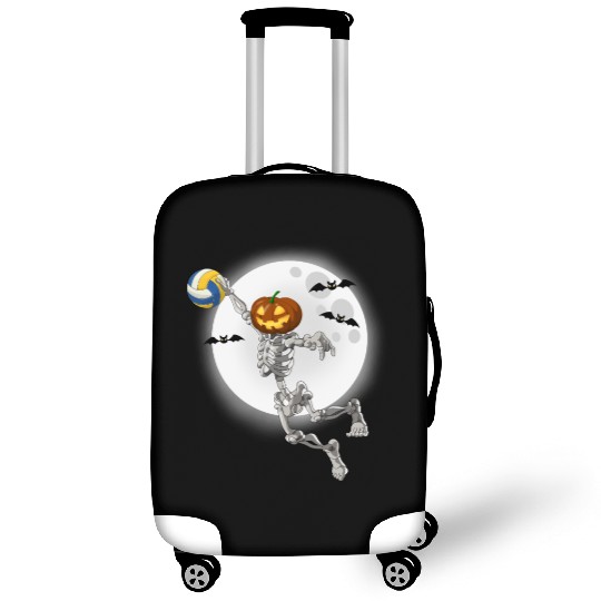 Volleyball Skeleton Volleyball Player Halloween Luggage Covers