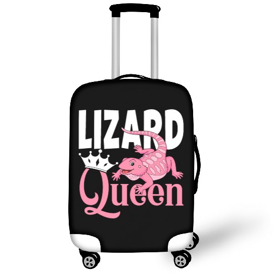 Bearded Dragon Lizard Lover Girl Lizard Queen Luggage Covers