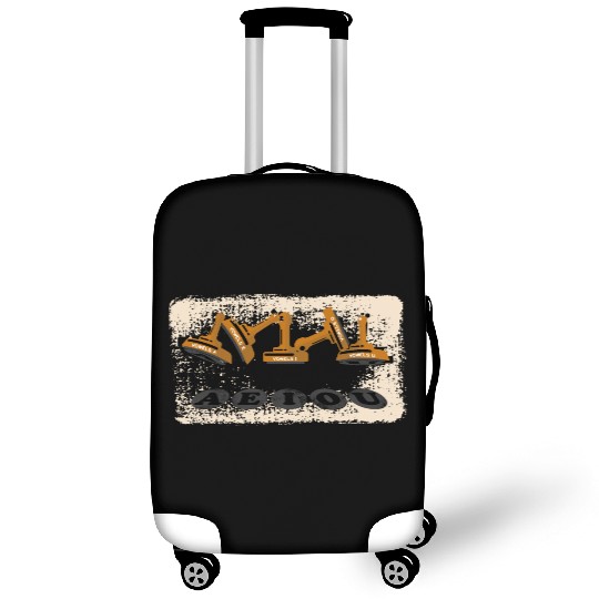 VOWELS aeiou School English Teacher Luggage Covers