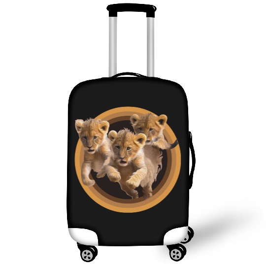 Kittens, Lion cubs Luggage Covers