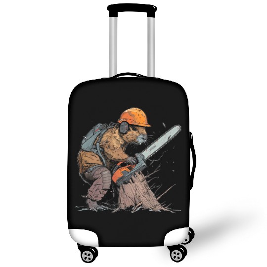 Beaver Lumberjack Chainsaw Luggage Covers