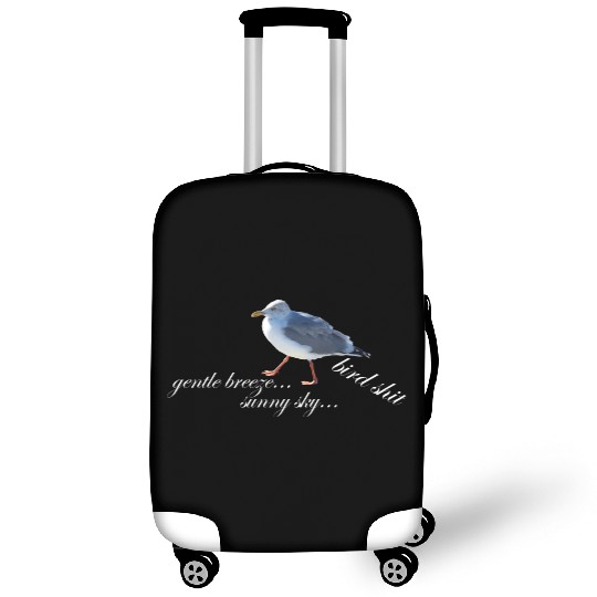 sun sea atlantic coast seagull holidays bird shit Luggage Covers