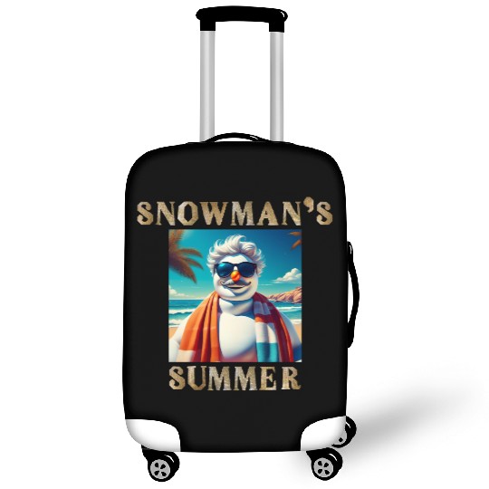 Chillin' Snowman: A Summer Surprise Luggage Covers
