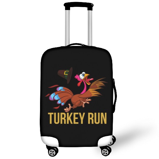 Turkey Run Costume Thanksgiving Running Turkey Luggage Covers