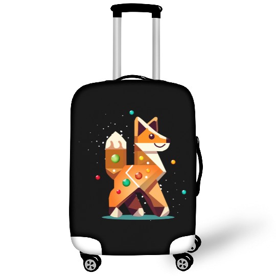 Fox in gingerbread style -creative Christmas motif Luggage Covers