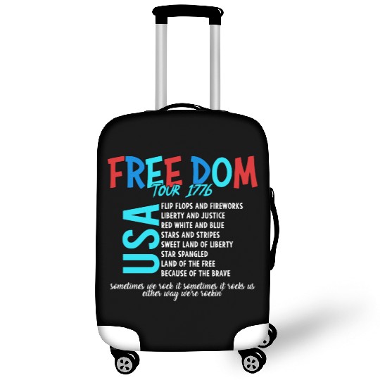 USA Free Dom tour 1776 Luggage Covers