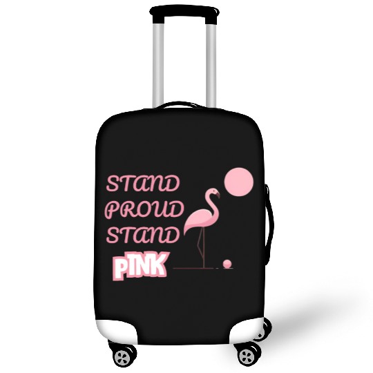 Pink Flamingo Luggage Covers