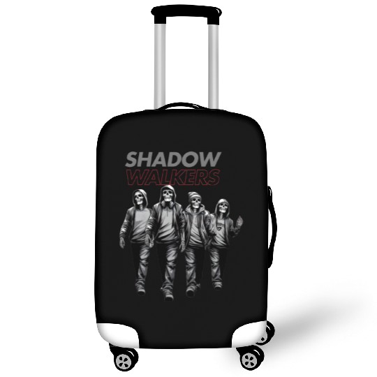 Street Shadows: Hip-Hop Skeleton Crew Luggage Covers