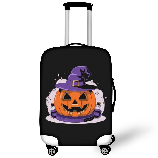 Witchy Jack-O'-Lantern Luggage Covers