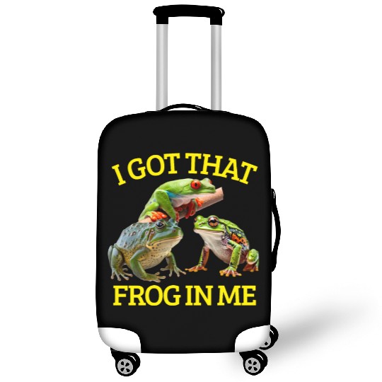 I Got That Frog In Me Frog Lover Herpetology Frogk Luggage Covers