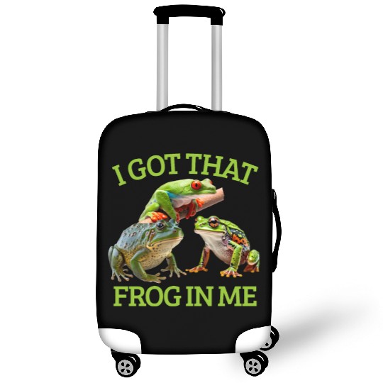 I Got That Frog In Me Frog Lover Herpetology Frogk Luggage Covers