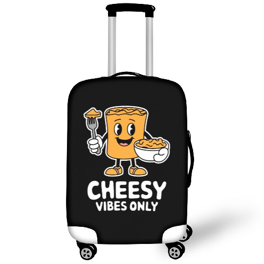 Cheesy Vibes Only Cartoon Delight Luggage Covers