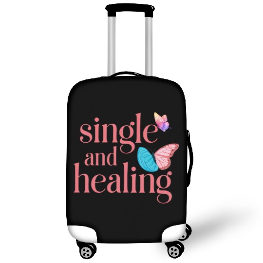 Single and Healing Butterfly Cute Luggage Covers
