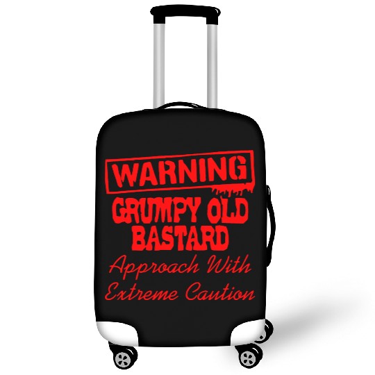 Grumpy Old Bastard Approach With Caution LIKE US Luggage Covers