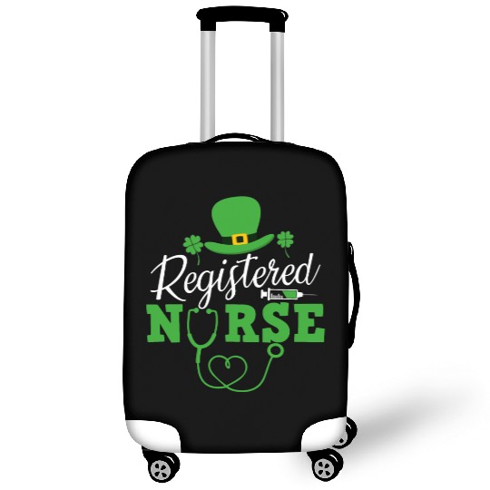 Registered Nurse St Patricks day Shamrock Nursing Luggage Covers